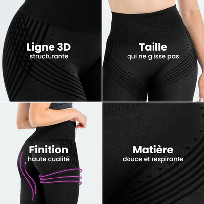 Legging gainants 3D – Effet push-up & anti-cellulite