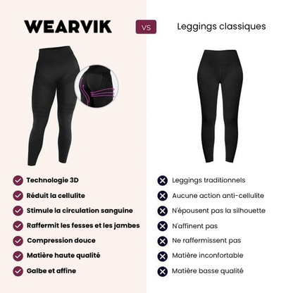 Legging gainants 3D – Effet push-up & anti-cellulite